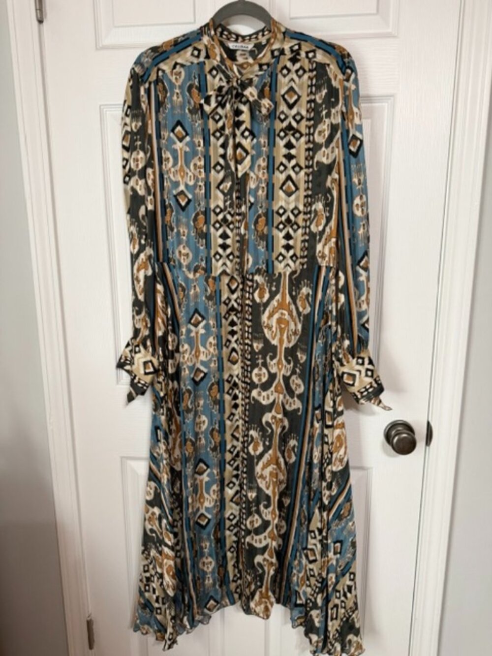 Caliban Patterned Midi Dress - Size EU 50